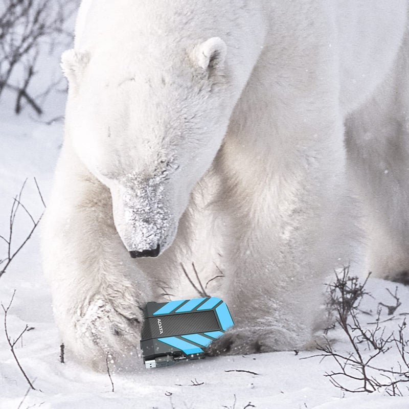 ADATA HD710 Pro - 1 TB External Hard Drive - Shockproof, Waterproof & Dustproof - Durable Storage - For Gamers, Students & Professionals - Mac, PC & Linux Compatible - Blue - AHD710P-1TU31-CBL - Image 3